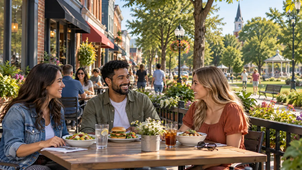 Cambridge Ontario main-street Preston Towne Centre Food Guide