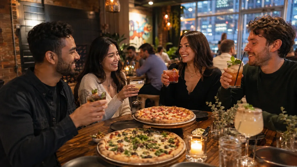 Pizza And Cocktails At A Downtown Kitchener Restaurant