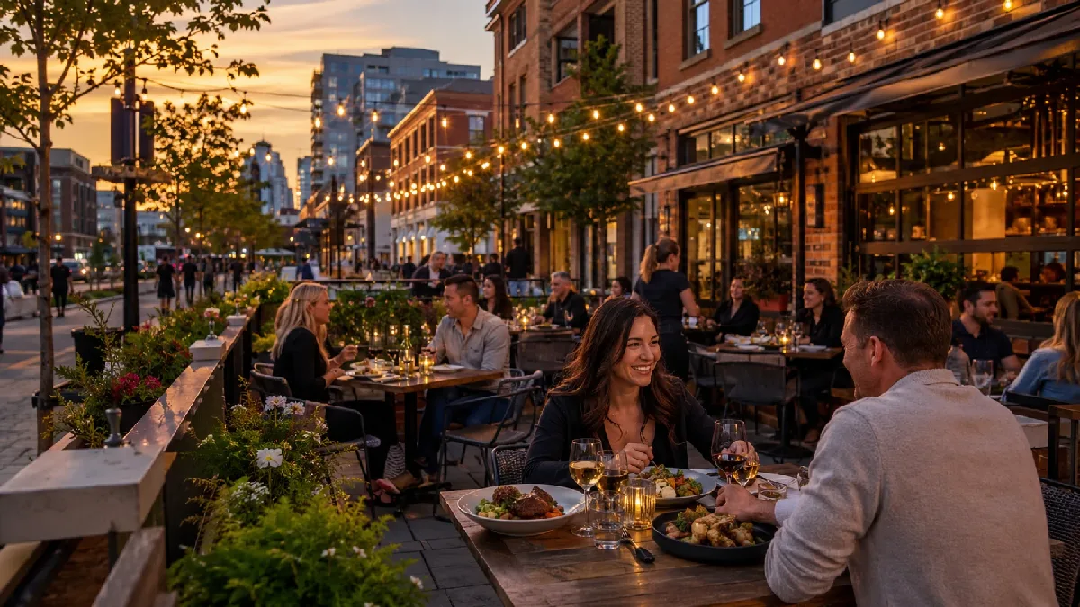 Destination patios for a complete meal